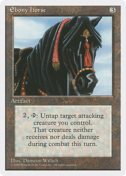 Ebony Horse (4ED-) - Fourth Edition