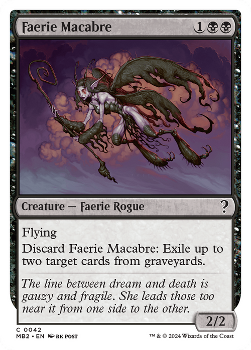 Faerie Macabre (White Border) (MB2-042) - Mystery Booster 2