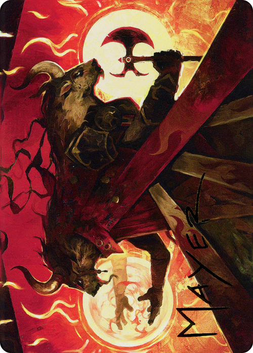 Hurloon Battle Hymn // Hurloon Battle Hymn (ADMU-033) - Dominaria United Art Series (Borderless) Foil