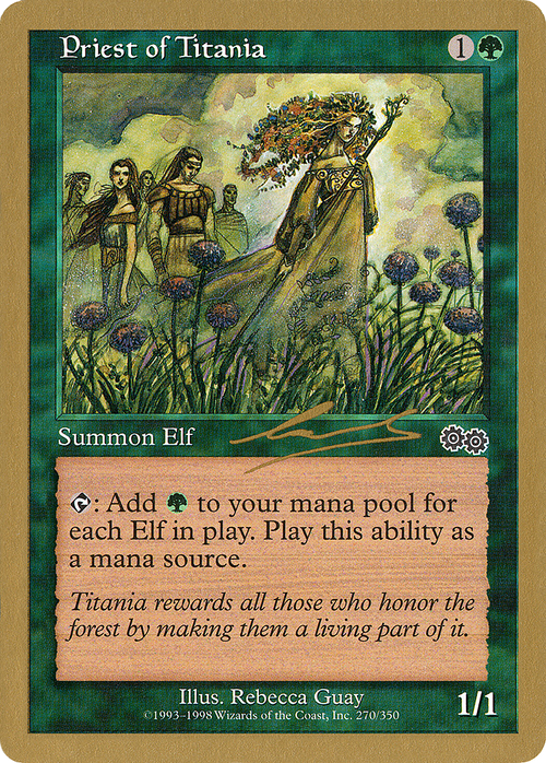 Priest of Titania - 2000 Nicolas Labarre (USG) (WCD-) - World Championship Decks 2000