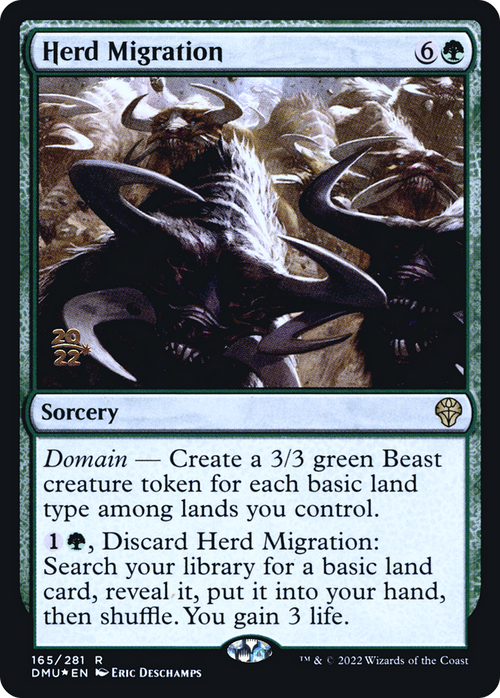 Herd Migration (PRE-165) - Dominaria United Promos Foil