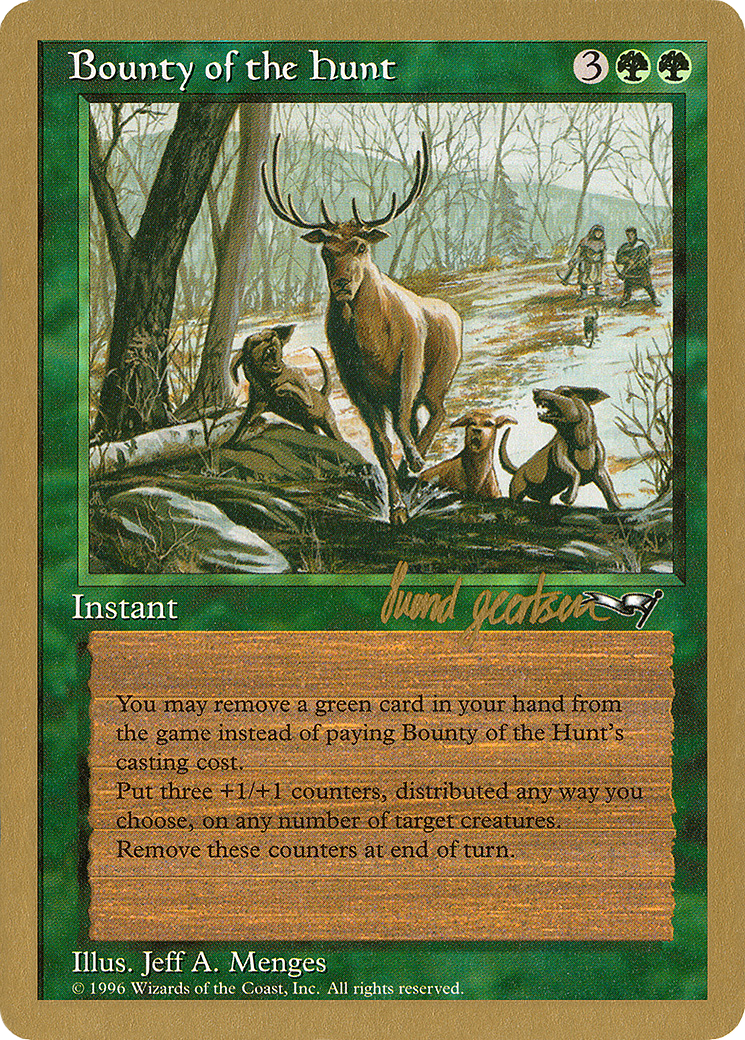 Bounty of the Hunt - 1997 Svend Geertsen (ALL) (WCD-) - World Championship Decks 1997