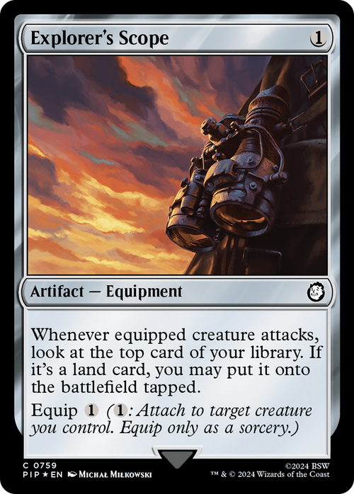 Explorer's Scope (Surge Foil) (PIP-759) - Fallout Foil