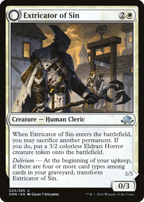 Extricator of Sin (EMN-023) - Eldritch Moon: (mooneldrazidfc)