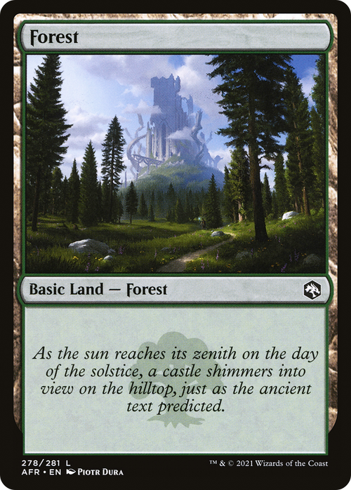 Forest (278) (AFR-278) - Adventures in the Forgotten Realms