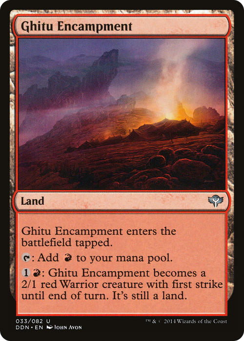 Ghitu Encampment (DDN-033) - Duel Decks: Speed vs. Cunning