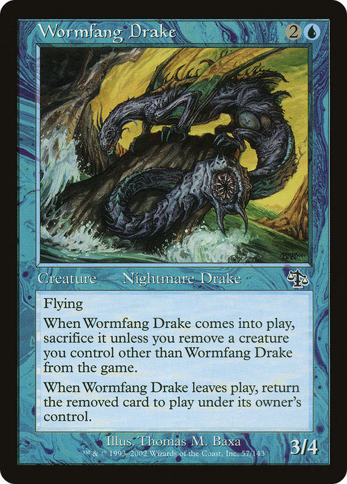 Wormfang Drake (JUD-057) - Judgment Foil