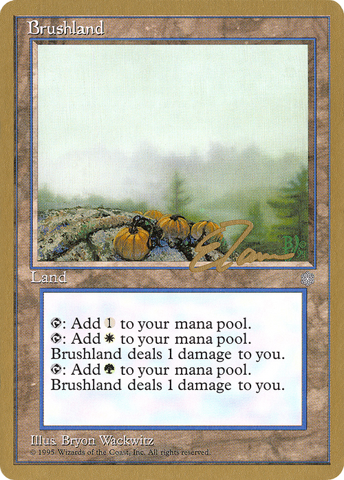 Brushland - 1996 Eric Tam (ICE) (WCD-) - Pro Tour Collector Set
