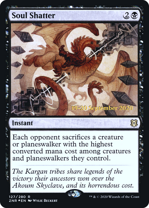 Soul Shatter (PRE-127S) - Zendikar Rising Promos Foil