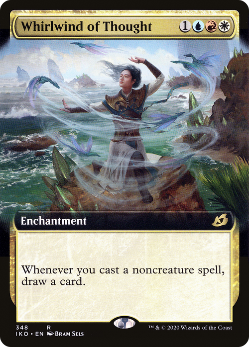 Whirlwind of Thought (Extended Art) (IKO-348) - Ikoria: Lair of Behemoths: (Extended Art) Foil