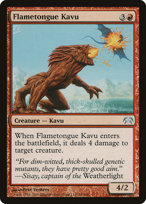 Flametongue Kavu (HOP-054) - Planechase