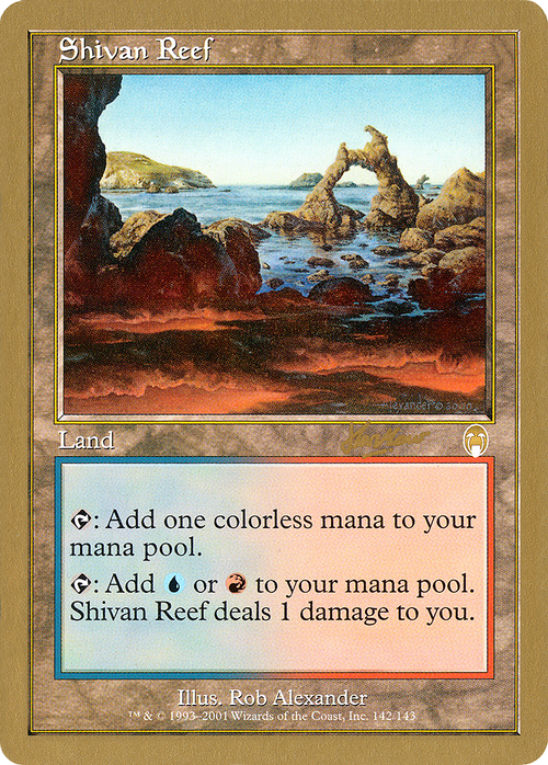 Shivan Reef - 2002 Sim Han How (APC) (WCD-) - World Championship Decks 2002