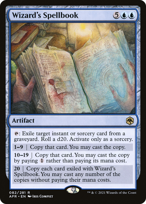 Wizard's Spellbook (AFR-082) - Adventures in the Forgotten Realms Foil