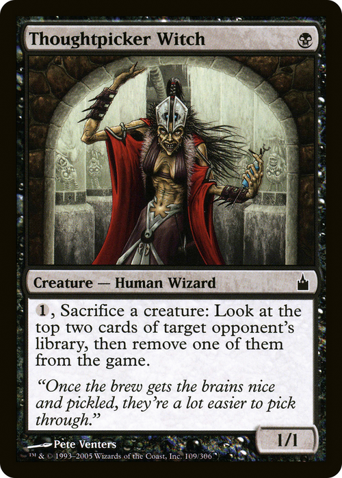 Thoughtpicker Witch (RAV-109) - Ravnica: City of Guilds Foil