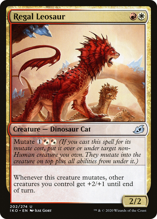 Regal Leosaur (IKO-202) - Ikoria: Lair of Behemoths Foil