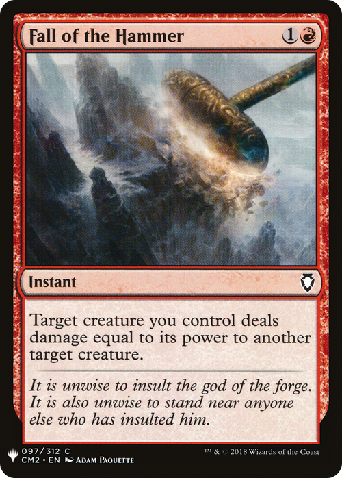 Fall of the Hammer (LIST-CM2-97) - The List