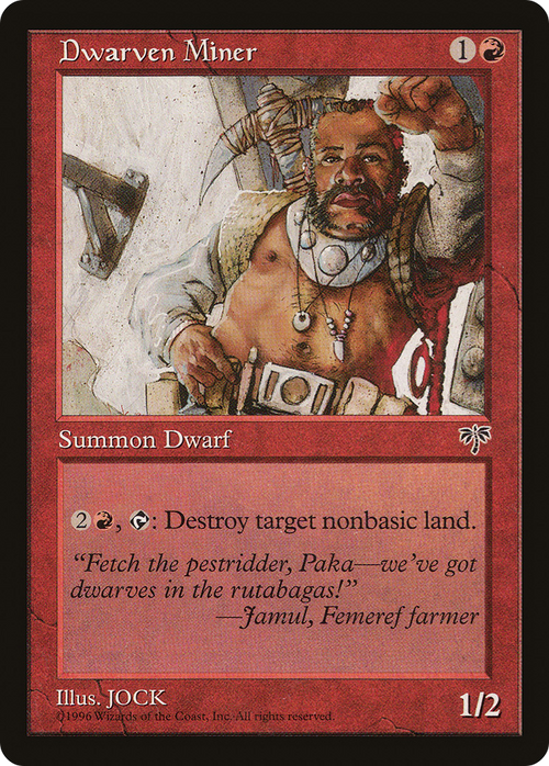 Dwarven Miner (MIR-) - Mirage