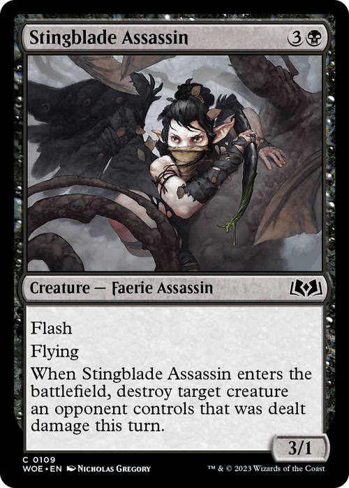 Stingblade Assassin (WOE-109) - Wilds of Eldraine Foil