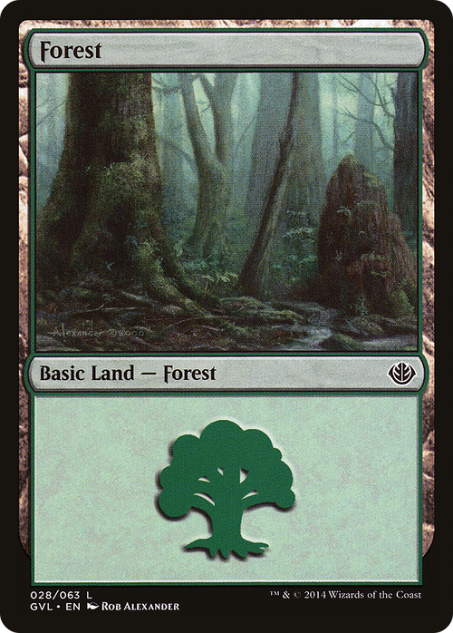 Forest (DD3-028) - Duel Decks Anthology: Garruk vs. Liliana