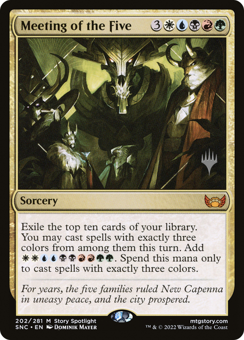 Meeting of the Five (PPSNC-202) - Streets of New Capenna Promos