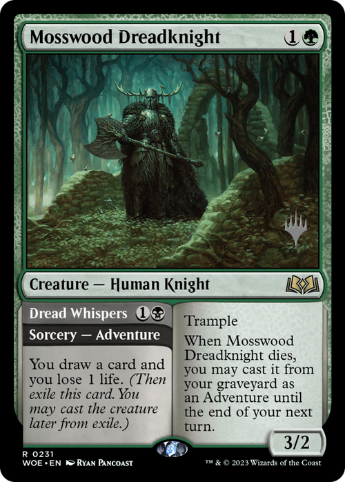 Mosswood Dreadknight (PPWOE-231) - Wilds of Eldraine Promos