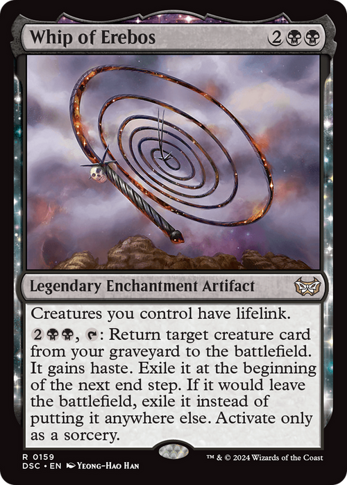 Whip of Erebos (DSC-159) - Duskmourn: House of Horror Commander