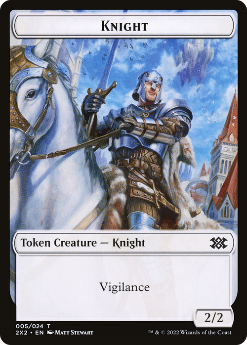 Knight (T2X2-005) - Double Masters 2022 Tokens
