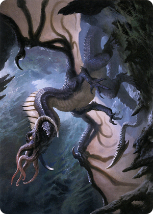 Brainstealer Dragon // Brainstealer Dragon (ACLB-031) - Battle for Baldur's Gate Art Series (Borderless) Foil