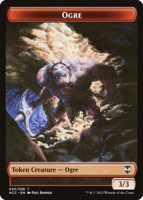 Ogre (TNCC-020) - New Capenna Commander Tokens Foil