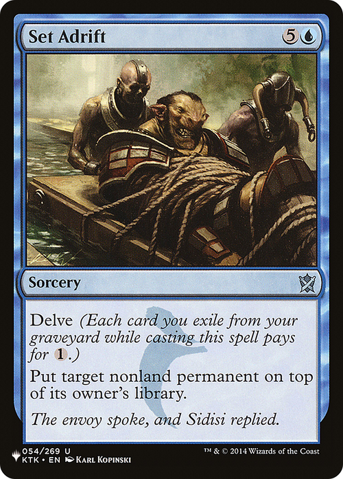 Set Adrift (LIST-KTK-54) - The List
