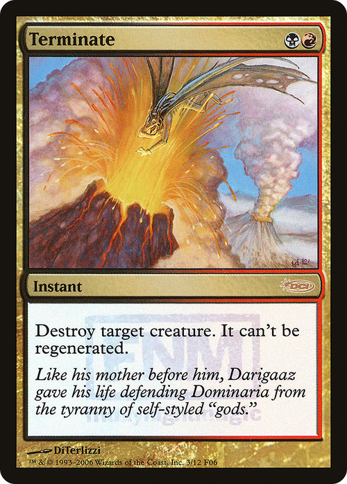 Terminate (FNM-003) - Friday Night Magic 2006 Foil