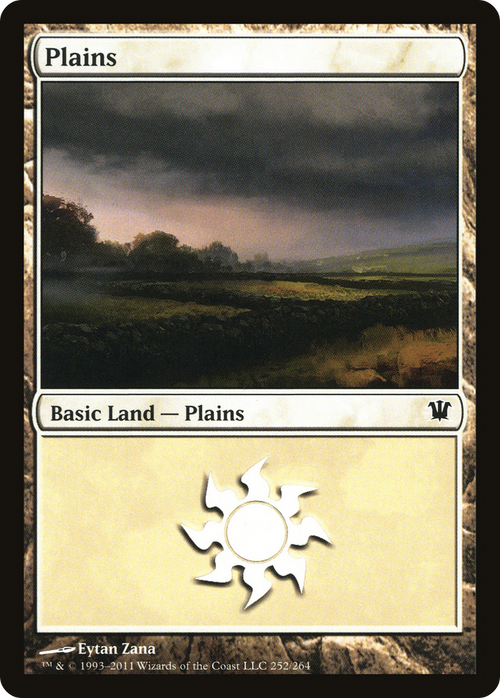 Plains (252) (ISD-252) - Innistrad Foil