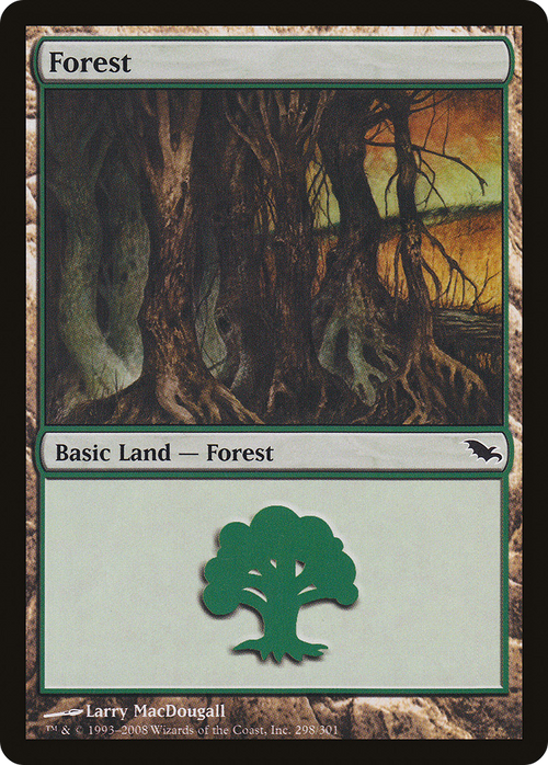 Forest (298) (SHM-298) - Shadowmoor Foil