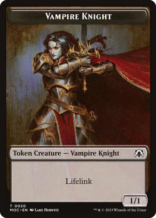 Vampire Knight (TMOC-020) - March of the Machine Commander Tokens