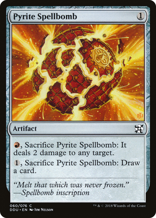 Pyrite Spellbomb (DDU-060) - Duel Decks: Elves vs. Inventors