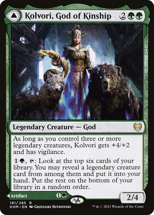 Kolvori, God of Kinship (KHM-181) - Kaldheim Foil