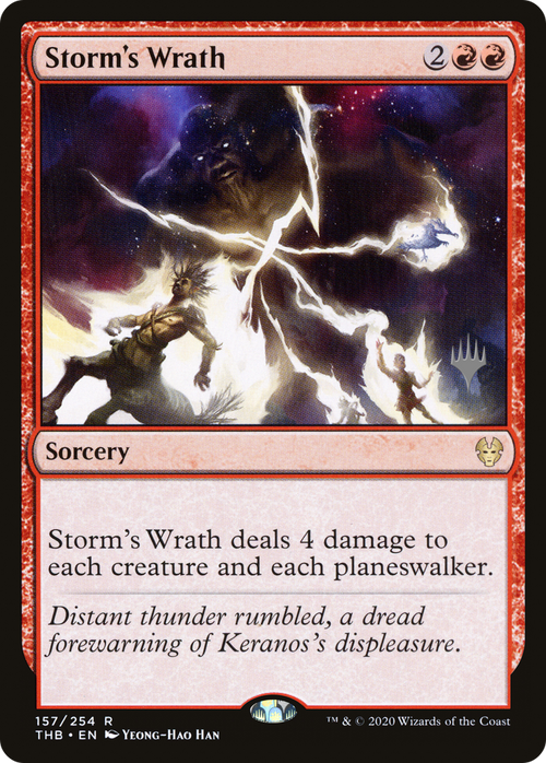 Storm's Wrath (PPTHB-157P) - Theros Beyond Death Promos Foil