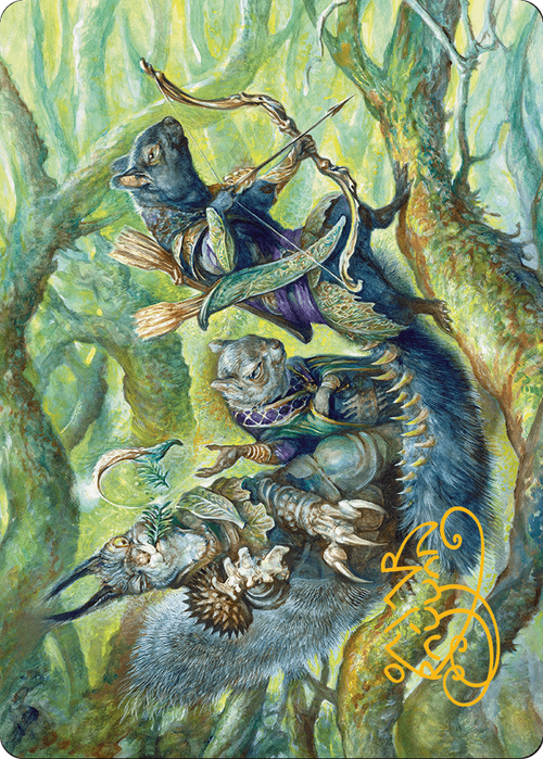 The Odd Acorn Gang // The Odd Acorn Gang (ABLB-032) - Bloomburrow Art Series (Borderless) Foil