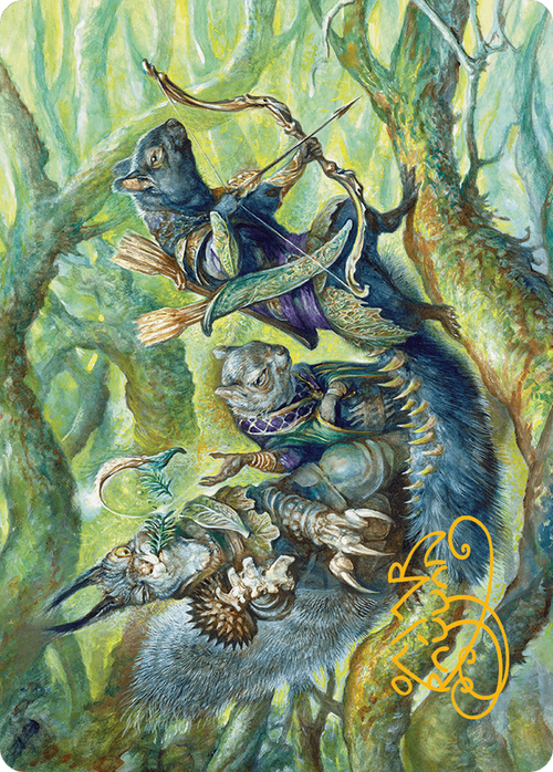 The Odd Acorn Gang // The Odd Acorn Gang (ABLB-032) - Bloomburrow Art Series (Borderless)