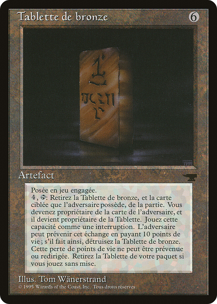 Bronze Tablet (French) - "Tablette de bronze" (REN-) - Renaissance