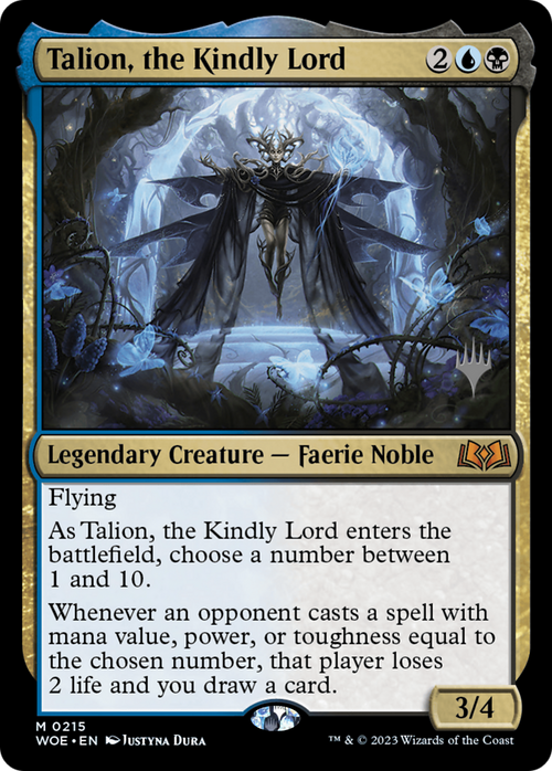Talion, the Kindly Lord (PPWOE-215) - Wilds of Eldraine Promos Foil