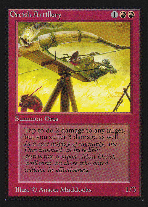 Orcish Artillery (IE) (IED-) - Intl. Collectors' Edition