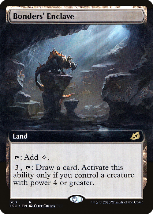 Bonders' Enclave (Extended Art) (IKO-363) - Ikoria: Lair of Behemoths: (Extended Art)