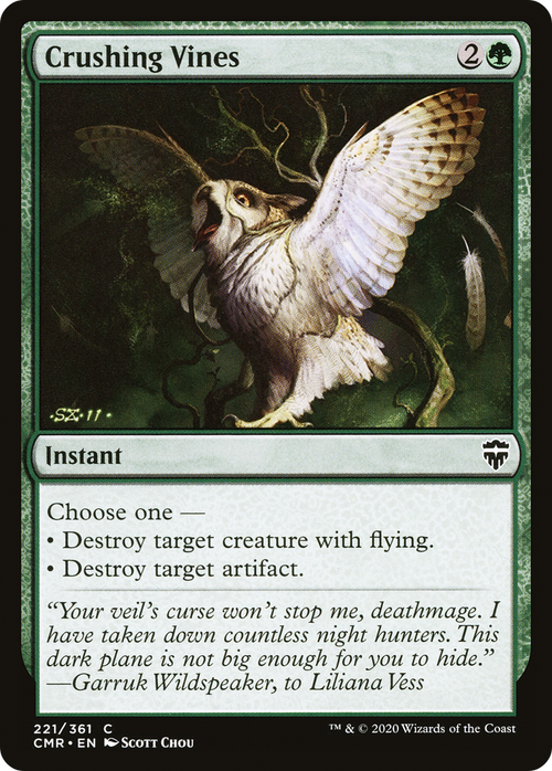 Crushing Vines (CMR-221) - Commander Legends Foil