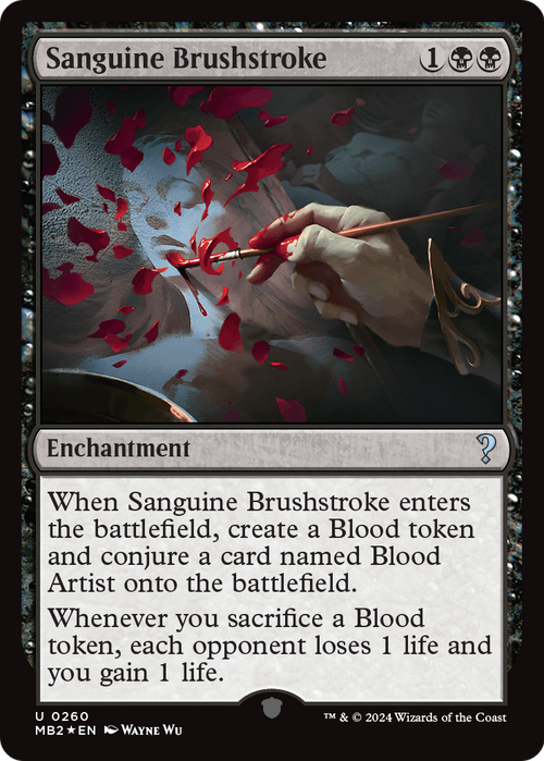 Sanguine Brushstroke (MB2-260) - Mystery Booster 2 Foil