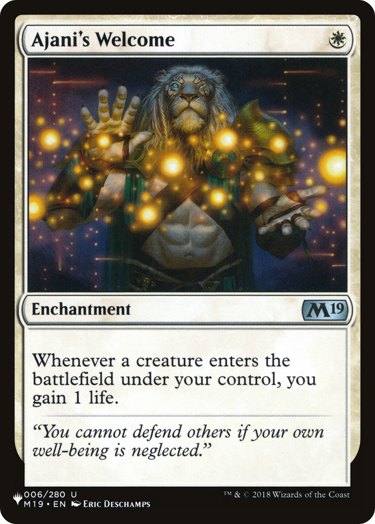 Ajani's Welcome (LIST-M19-6) - The List