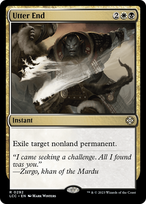 Utter End (LCC-292) - The Lost Caverns of Ixalan Commander