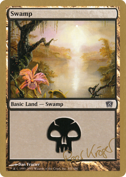 Swamp (341) - 2003 Peer Kroger (8ED) (WCD-PK341) - World Championship Decks 2003