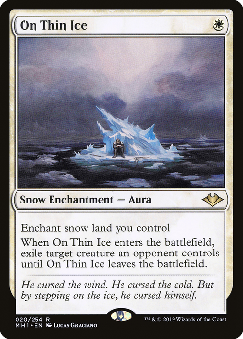 On Thin Ice (MH1-020) - Modern Horizons Foil