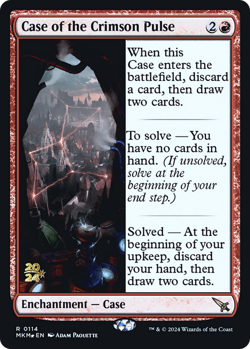 Case of the Crimson Pulse (PRE-114) - Murders at Karlov Manor Promos Foil